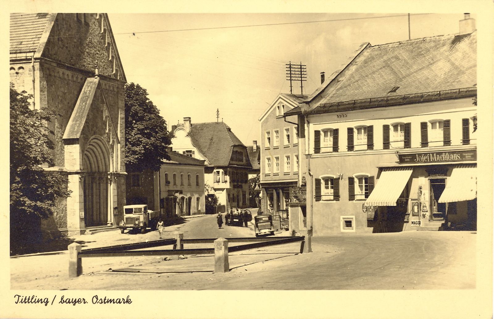 Blick Richtung Herrenstraße im Jahr 1935.