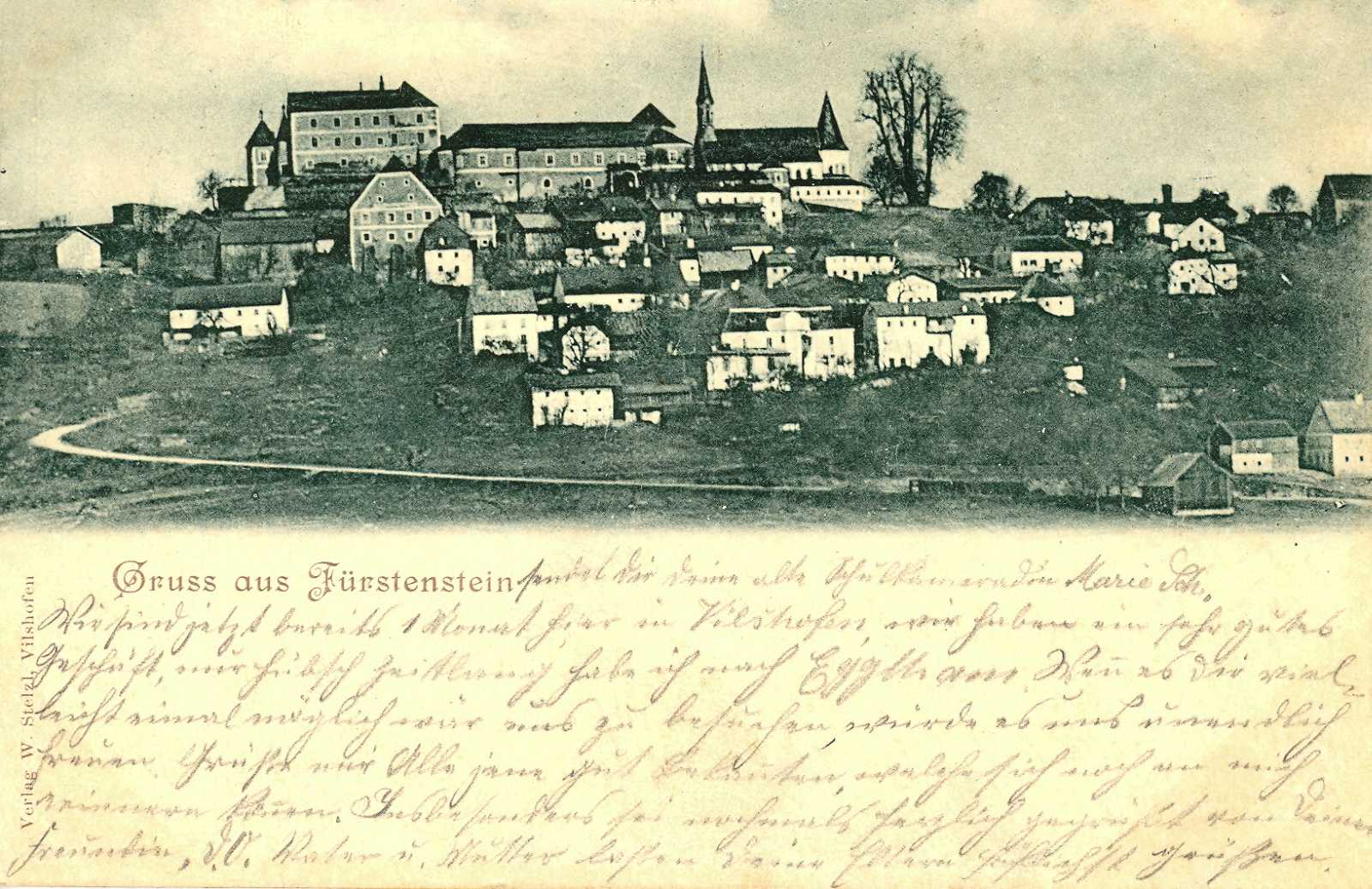 Ortsansicht von Fürstenstein.