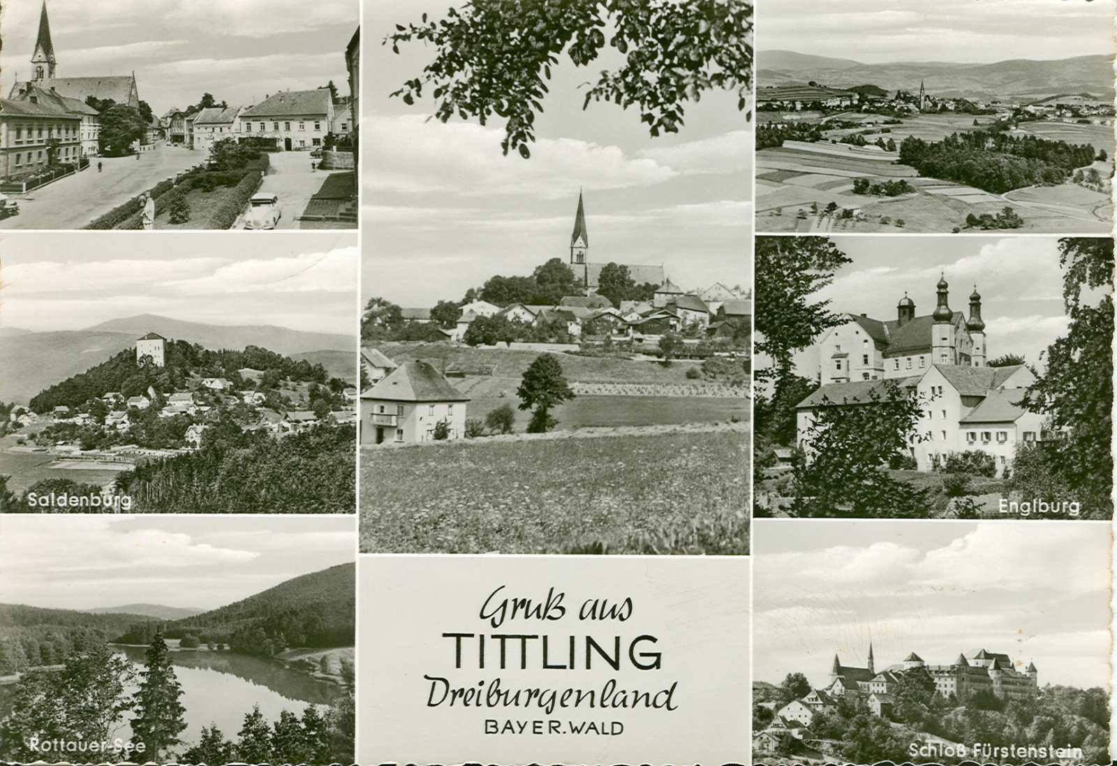 Eine Mehrbildkarte um 1960.