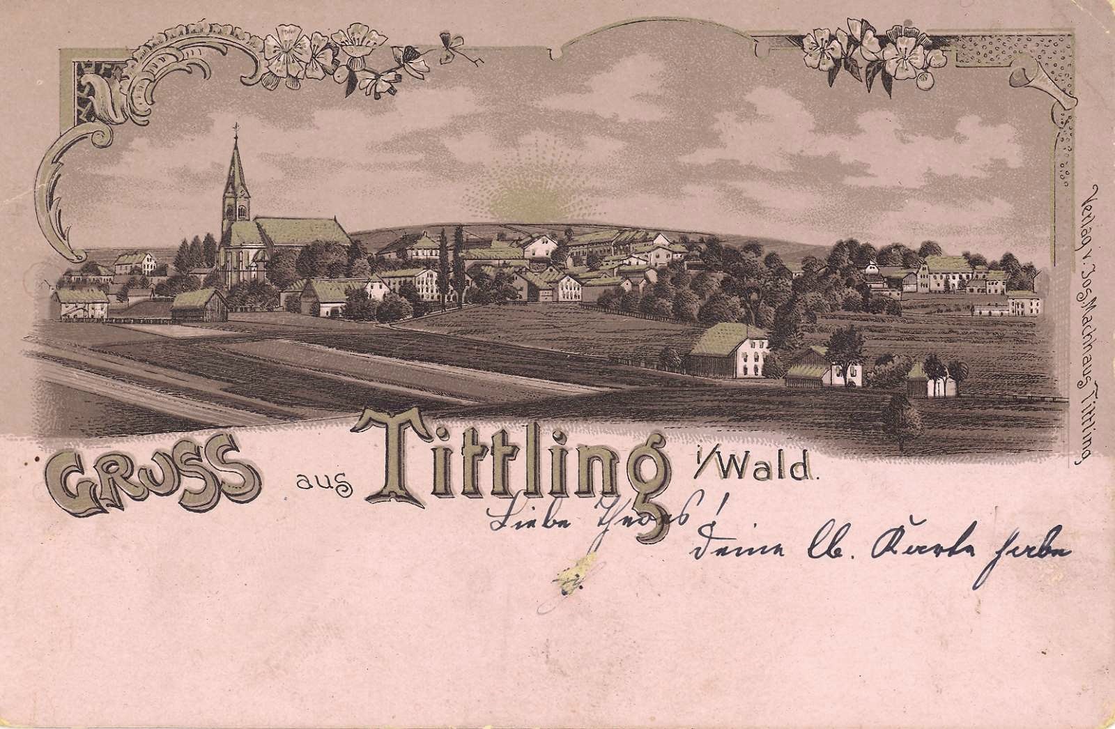 Sonnenaufgang um 1900.