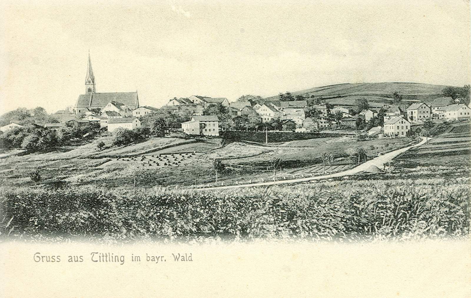 Eine seltene Ansicht vor 1906.