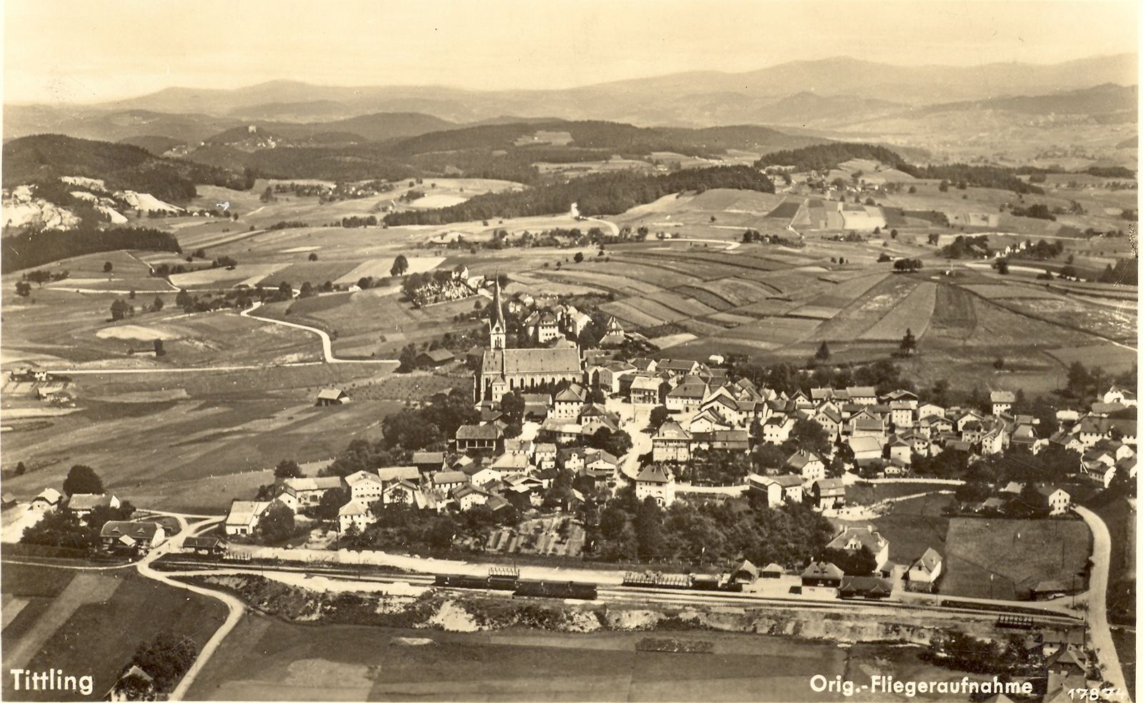 Tittling 1932 von oben betrachtet.